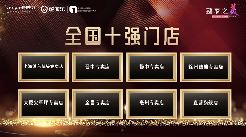 卡諾亞，全國(guó)十強(qiáng)門(mén)店